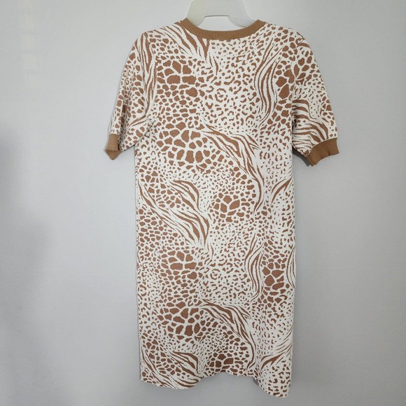 Ann Taylor‎ Mix Animal Print Shift Sweater Dress Size XS NWT - Picture 7 of 9